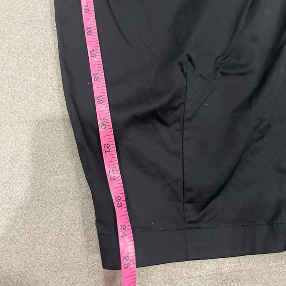 [S]Maeve Black Tapered Leg Cotton Joggers Ankle No Stretch Curve Poplins Barrel - Picture 4 of 10